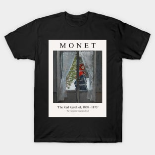 Claude Monet The Red Kerchief Painting T-Shirt